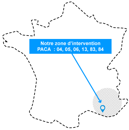 notre zone d'intervention